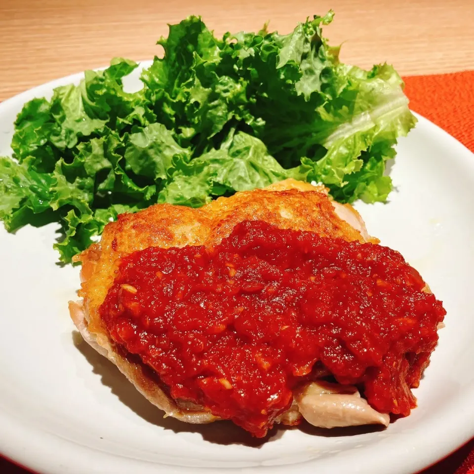 日曜ディナーはチキンステーキ✨️|としさん
