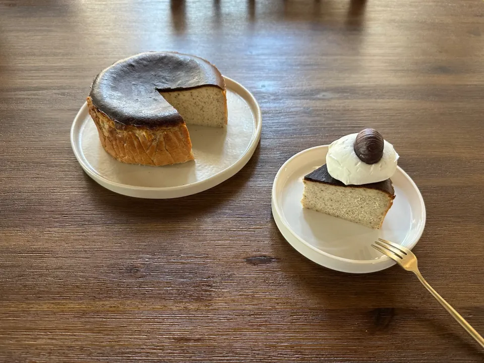 栗のバスクチーズケーキ🌰|aosuiさん