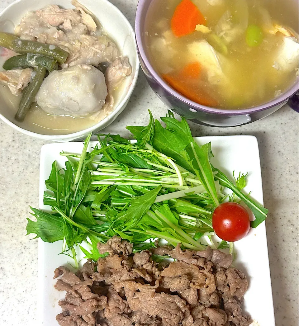 牛焼き肉献立|besさん