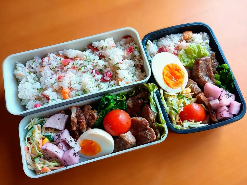 次男・私弁当🍱|tamagomagomagoさん
