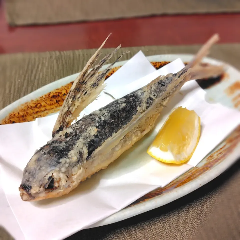 トビウオの姿揚げ〜v(^o^)＠まんてん|たかたかさん