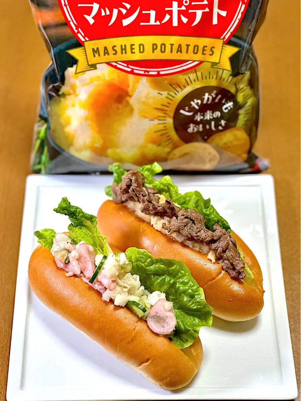 サッポロポテト風ベジとバーベQドッグ|ichiさん