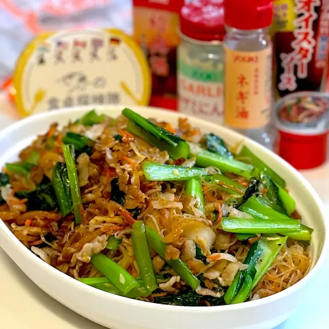 「料理用紹興酒」を使ってみたSnapdishの料理・レシピ写真:『世界の食卓探検隊』海老の旨みが詰まった福健炒米粉フジェンチャオミーフェン