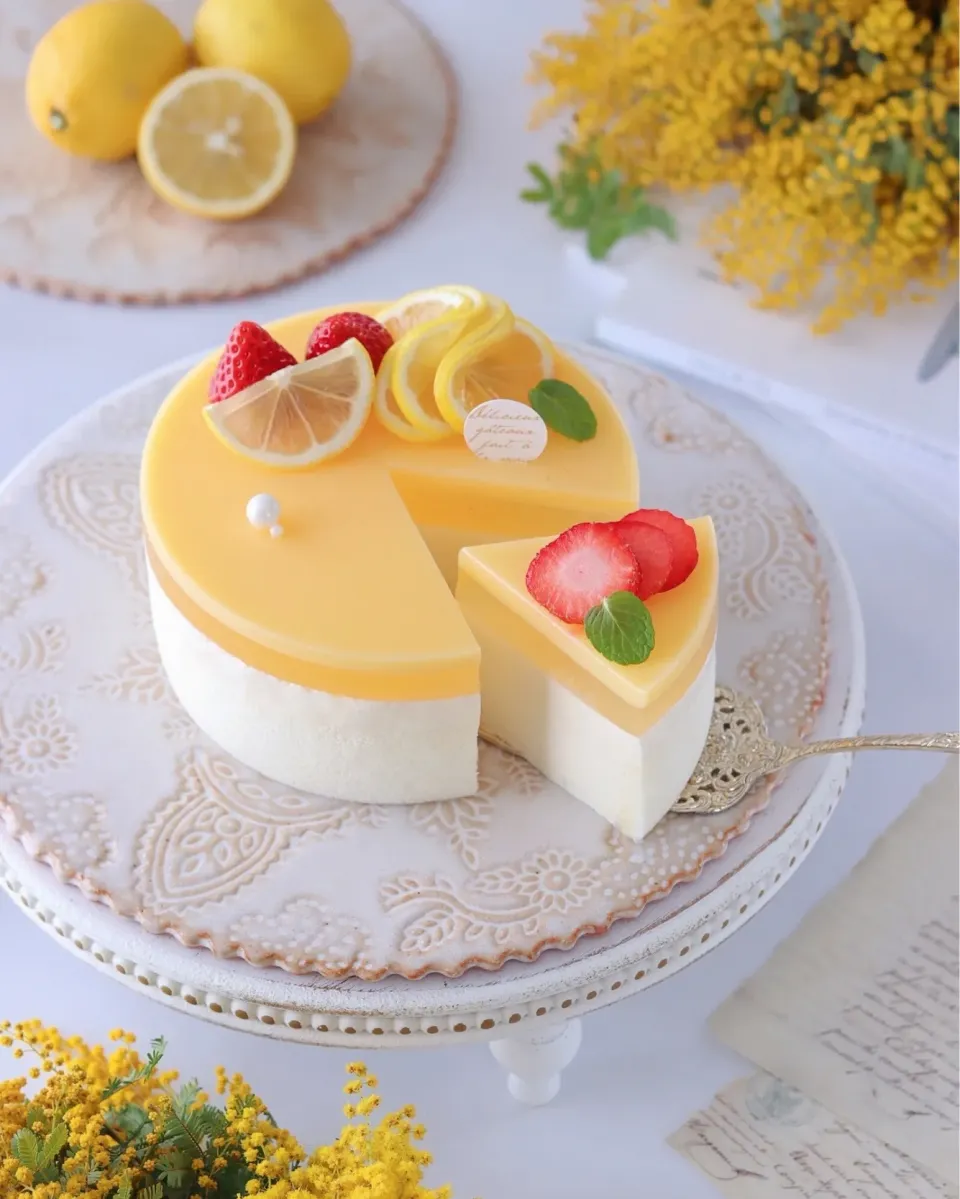 レモンムースケーキ🍋|もえさん