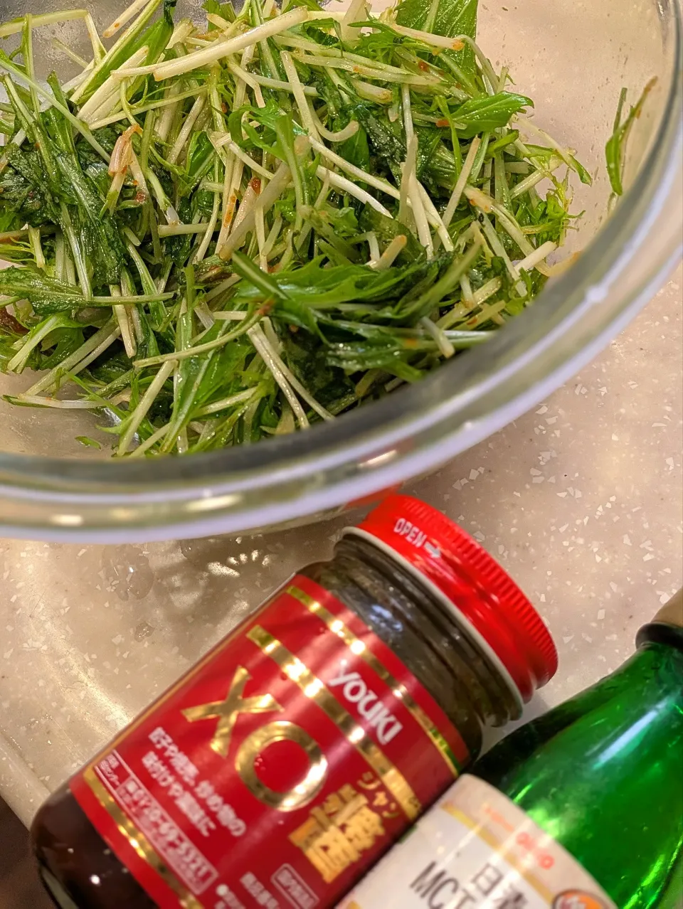 まずはそのままで水菜いただきます〜！|Sanjiさん