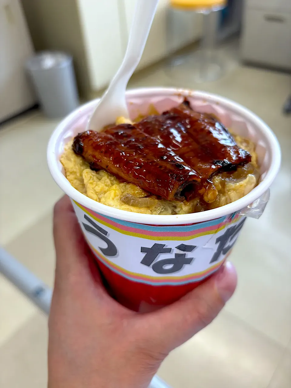 お昼ごはん~うなたまカップ~|ゆかｕさん