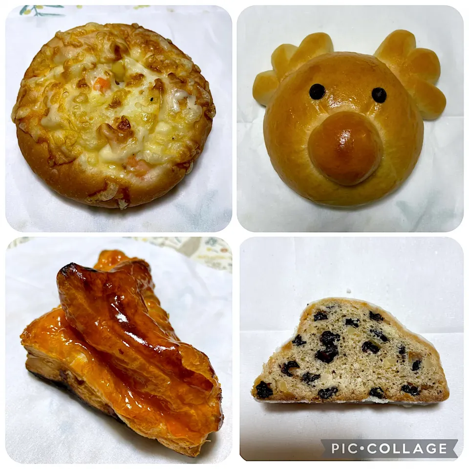 チーズまる、チョコココア、アップルパイ、シュトーレン|こいちさん