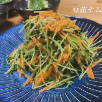 豆苗ナムル|ちづるさん