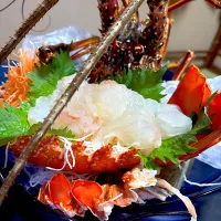 伊勢エビのお造り🦞