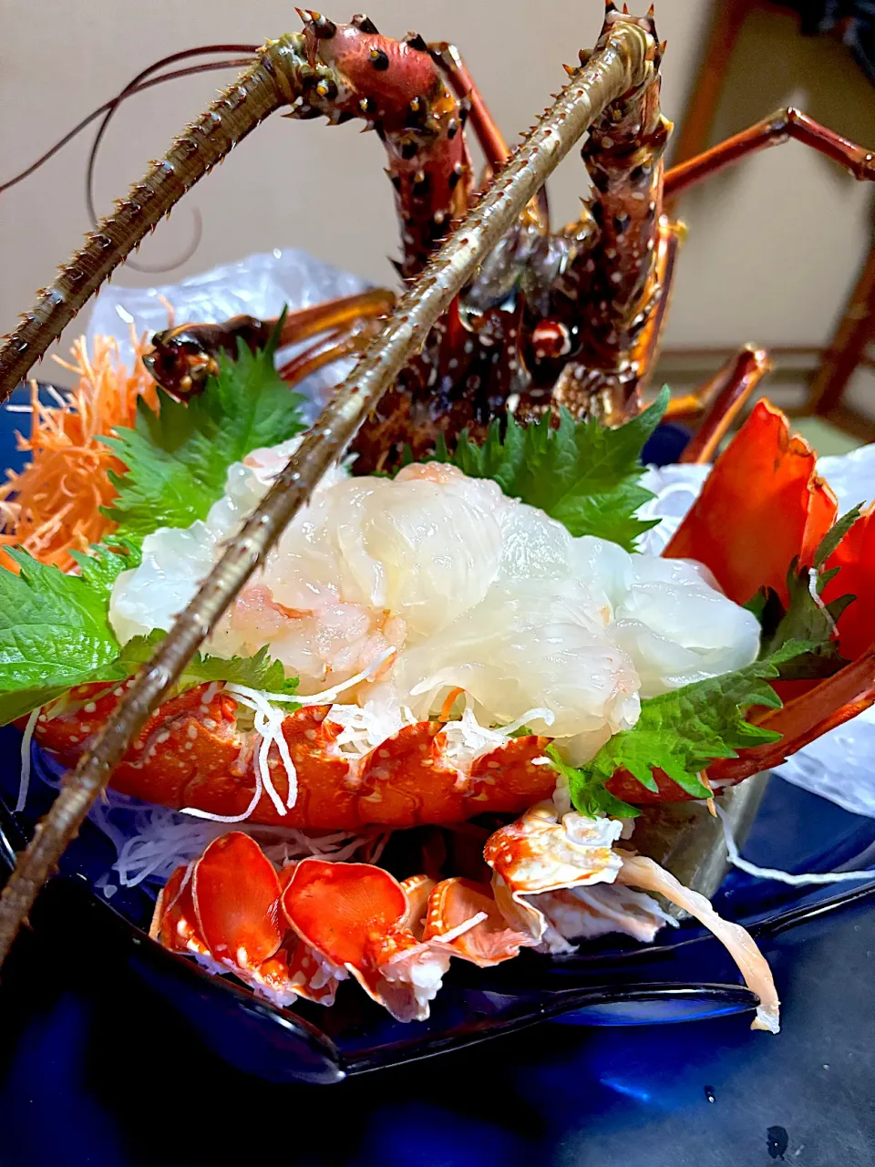 伊勢エビのお造り🦞|山勝さん