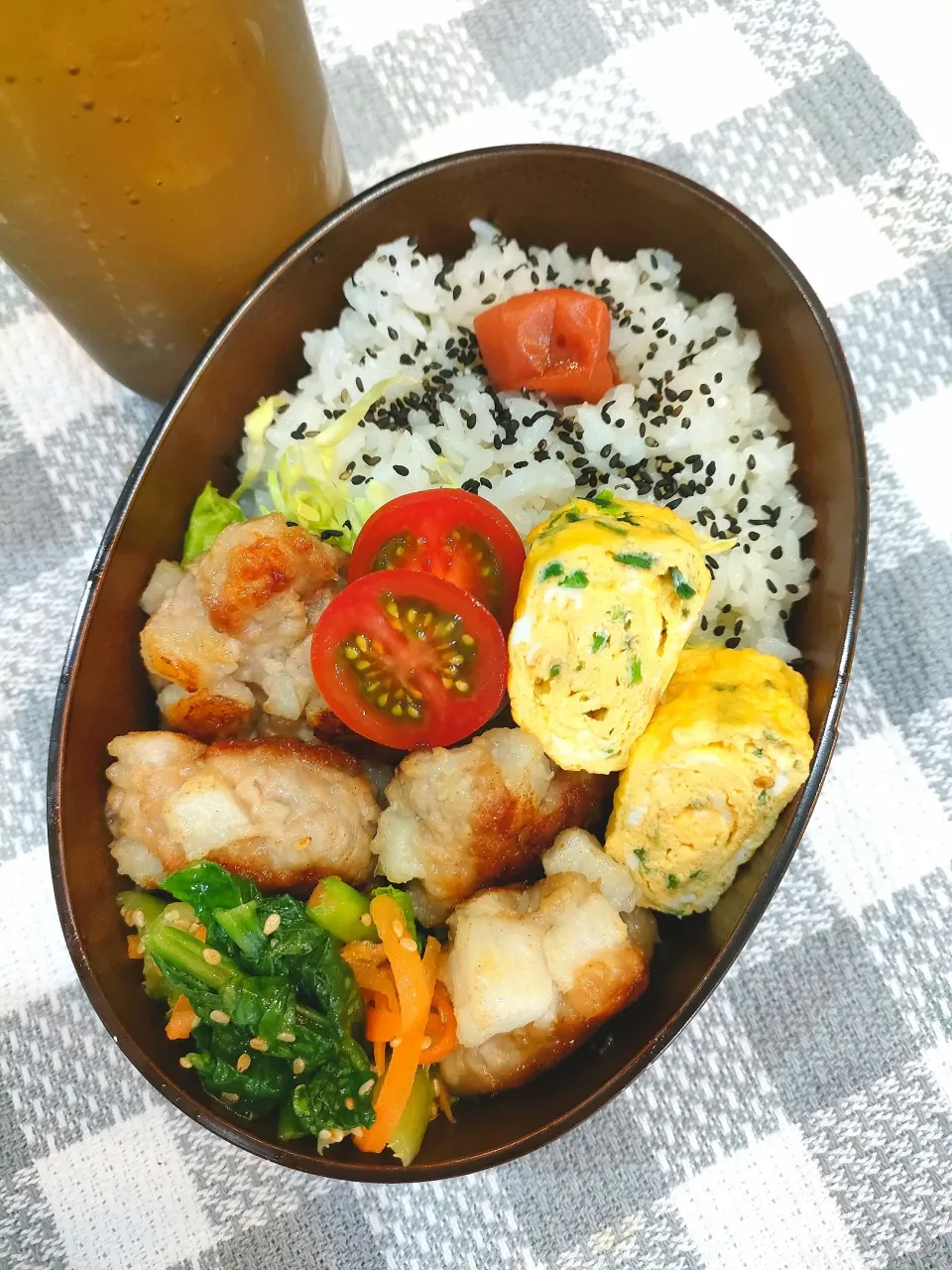 豚こま山芋炒め弁当|ルルさん
