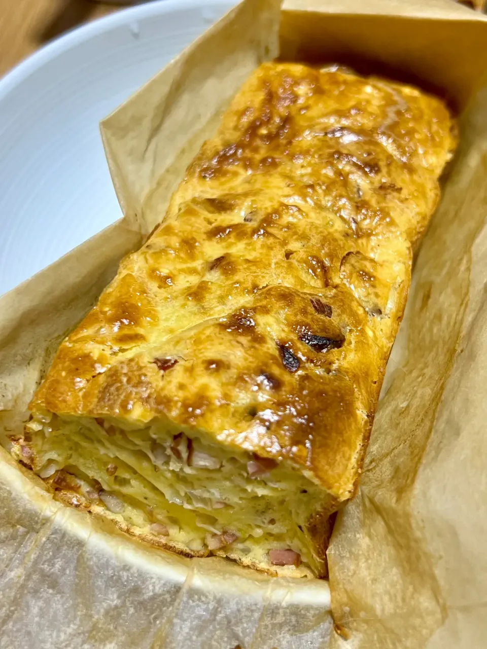 玉ねぎとベーコンだけのケークサレ|unosuke.catさん