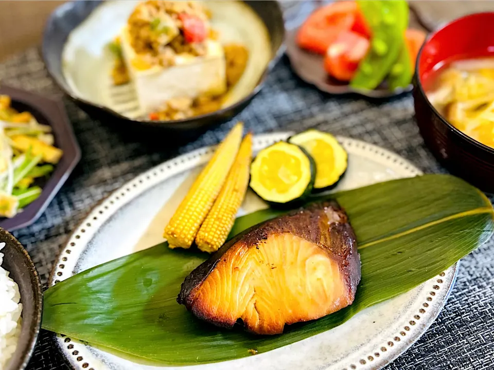 ブリの生姜醤油漬け定食|M⭐︎さん