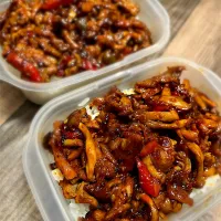 豚肉ピリ辛ケチャップ炒め　冷凍弁当|みよこさん