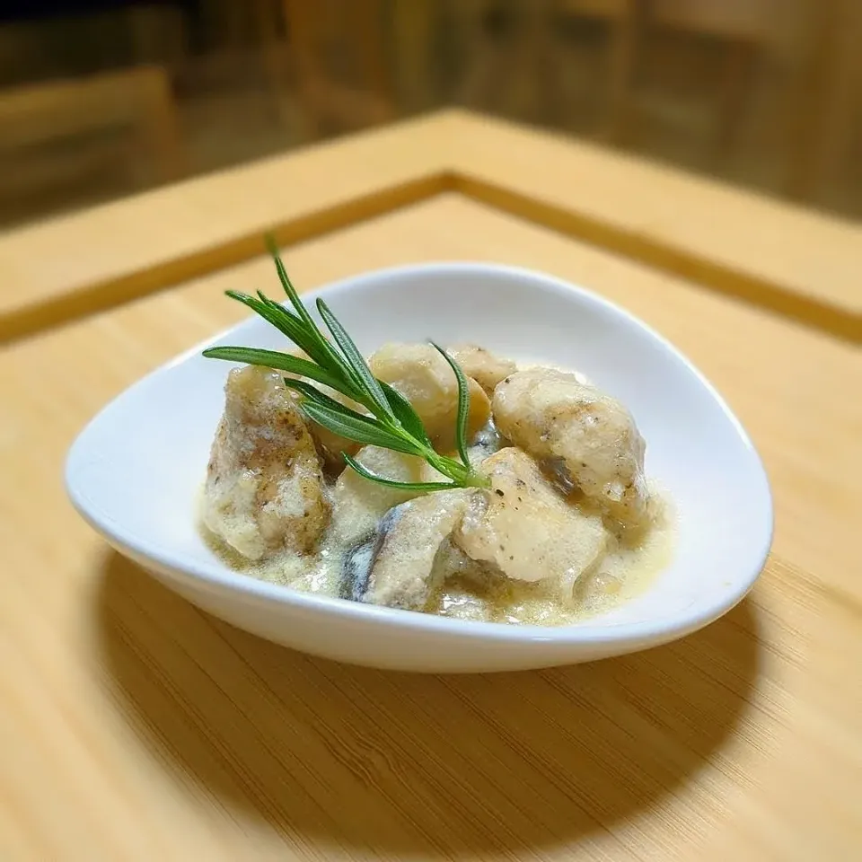 森のごはん屋さんの料理 鶏むね肉の豆乳フリカッセ🇫🇷|森のごはん屋さんさん