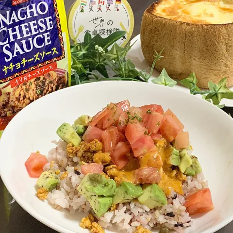 「ＭＣナチョチーズソース／チリ＆チーズ」を使ってみたSnapdishの料理・レシピ写真:タコライス