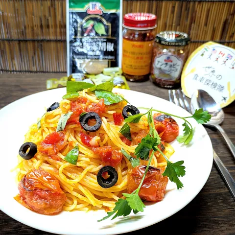 「ＭＣ　アンチョビーソース」を使ってみたSnapdishの料理・レシピ写真:🌏『世界の食卓探検隊』🇮🇹イタリア料理
【🇮🇹アラビアータ】