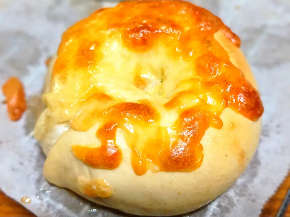 カレーチーズベーグル|朧さん