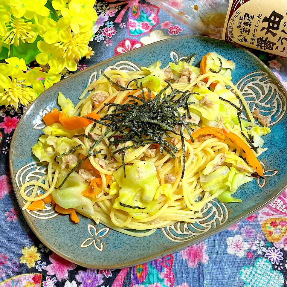 ツナとキャベツの和風パスタ✨|ringonamaさん