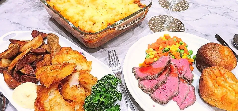 イギリス料理　ローストディナーの献立|あゆみ│ハレシピさん
