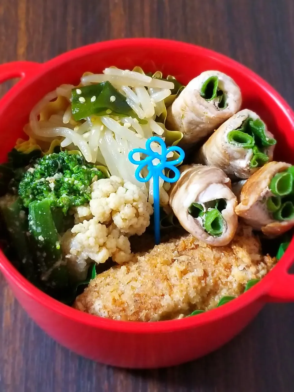 小ネギの肉巻き弁当|ぱんだのままんさん
