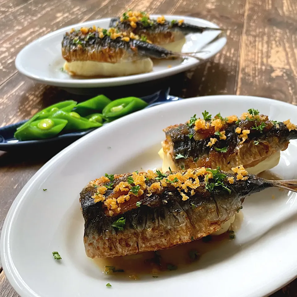 ‘いわしとポテトのロースト 焦がし醤油バター風味’ 再現してみた|七海さん