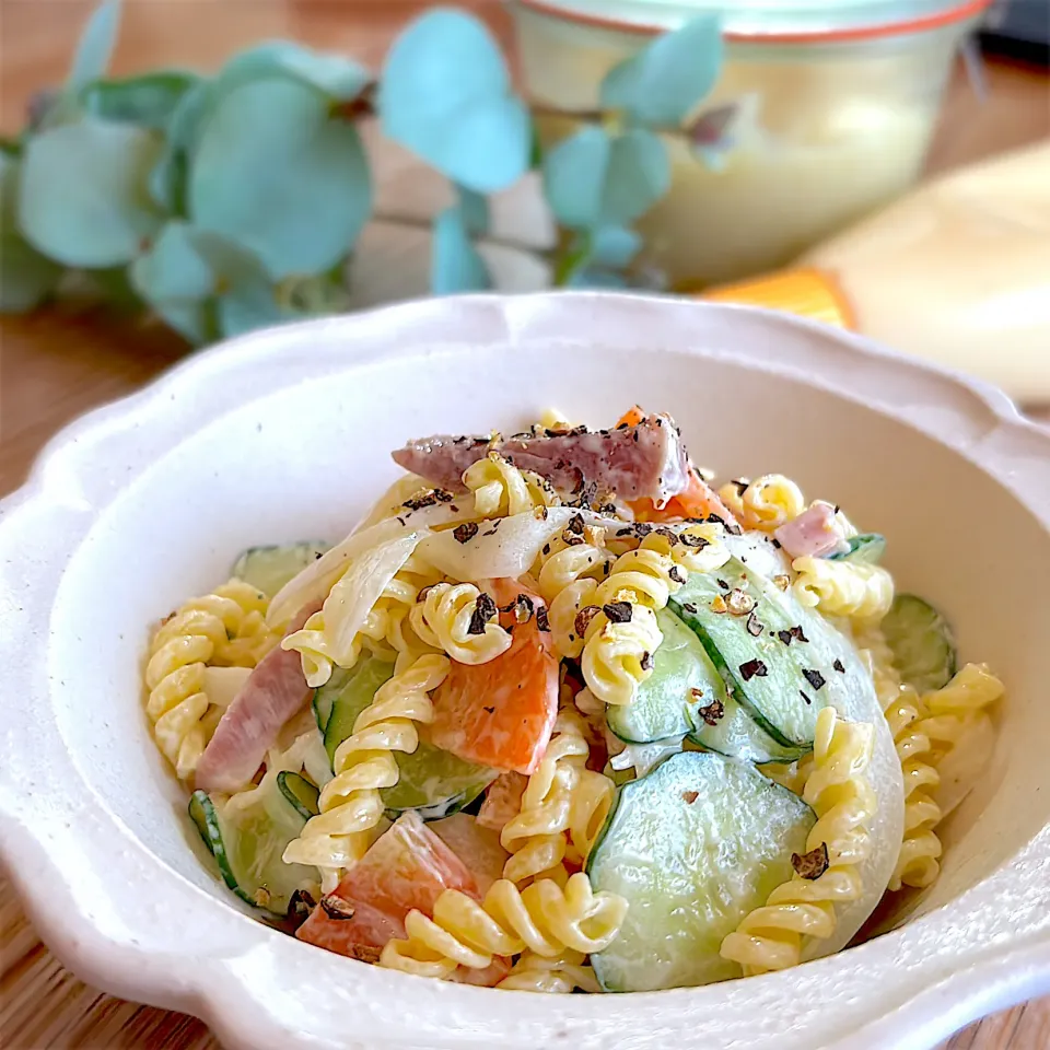 レモン麹🍋入り爽やかマカロニサラダ|みずほさん
