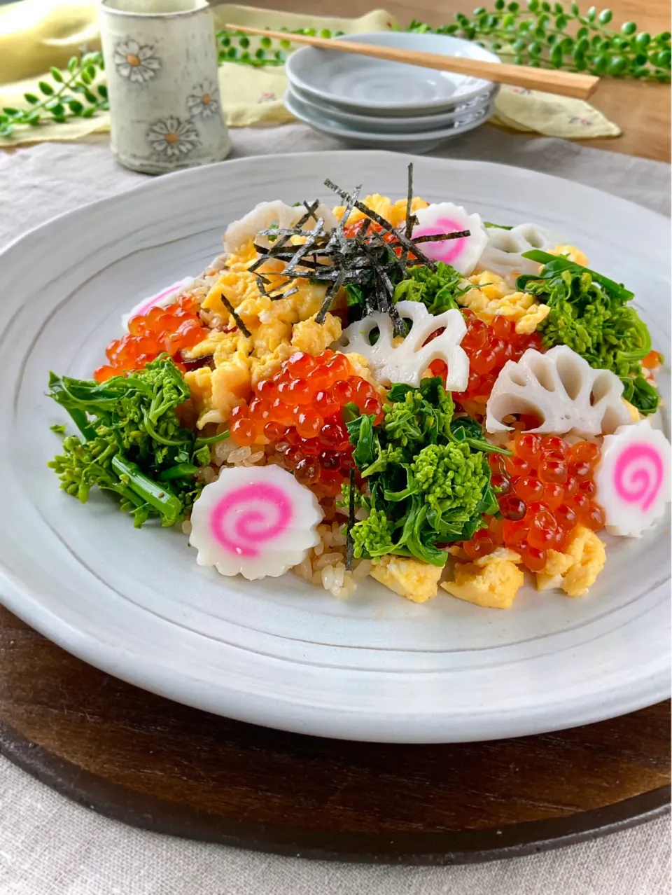 菜の花☆ちらし寿司|スイーツポテトさん