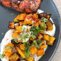 Roasted Pumpkin with Yogurt Sauce and Pine Nuts|Airam Reyさん