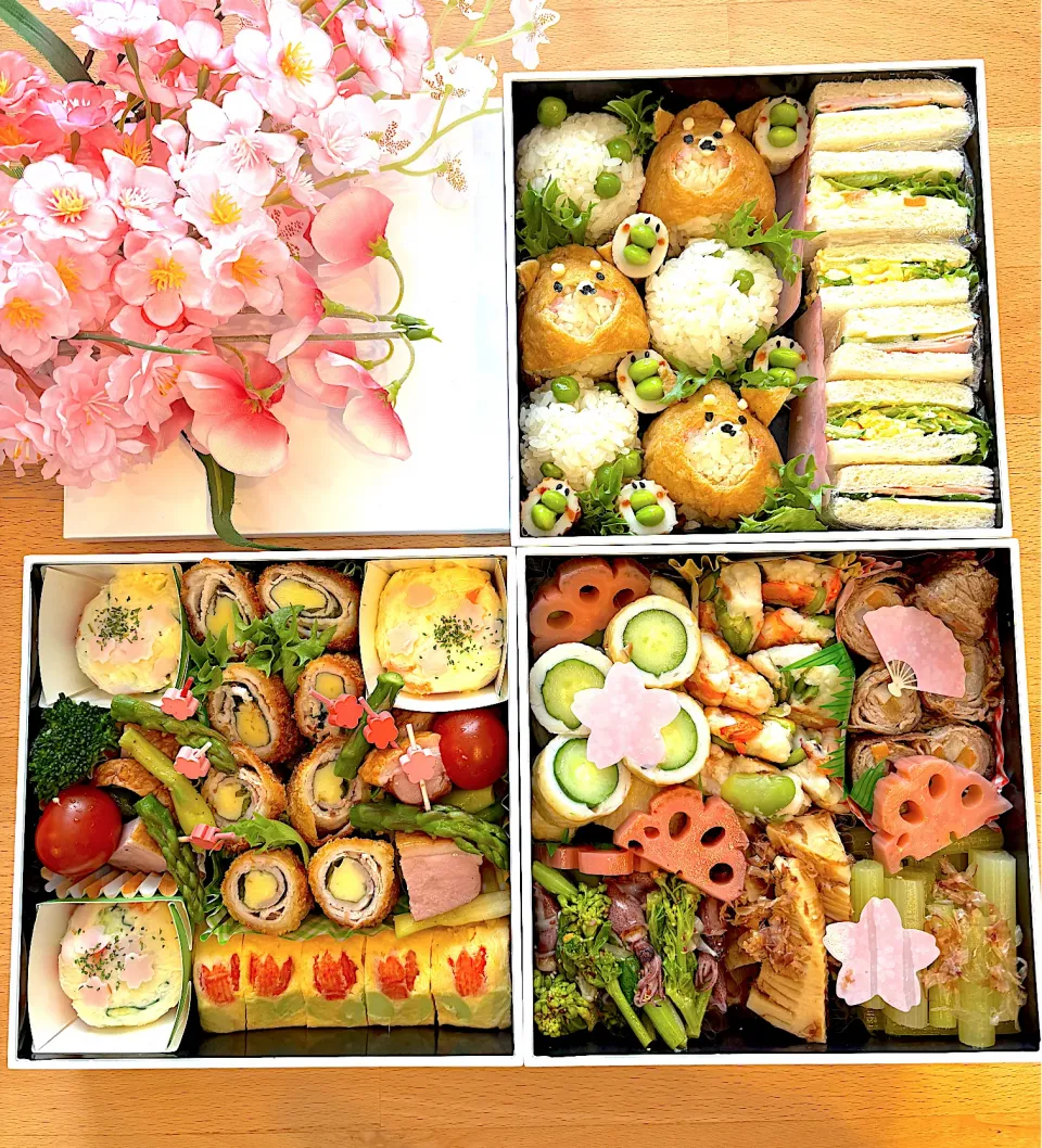 お花見弁当🌸|あいりんごさん