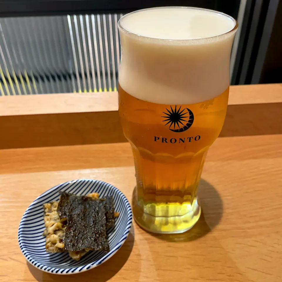 プレモル香るエール w/ お通し|T. Wonderさん