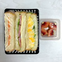 サンドイッチ弁当|信玄餅110さん