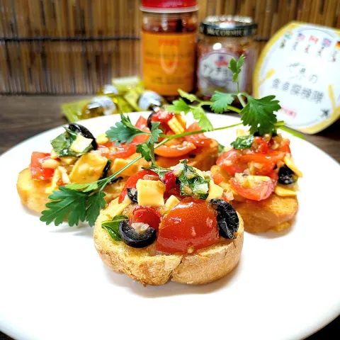 「ＭＣ　アンチョビーソース」を使ってみたSnapdishの料理・レシピ写真:🌏『世界の食卓探検隊』🇮🇹イタリア料理
【🇮🇹ブルスケッタ】