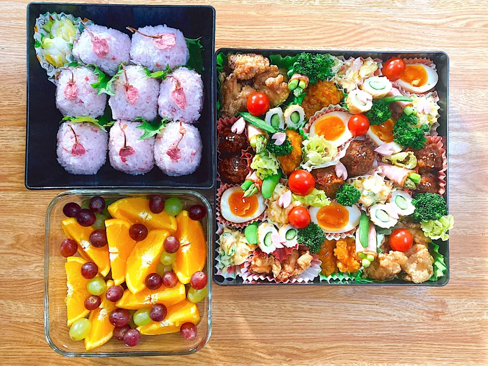 お花見弁当|みもざさん