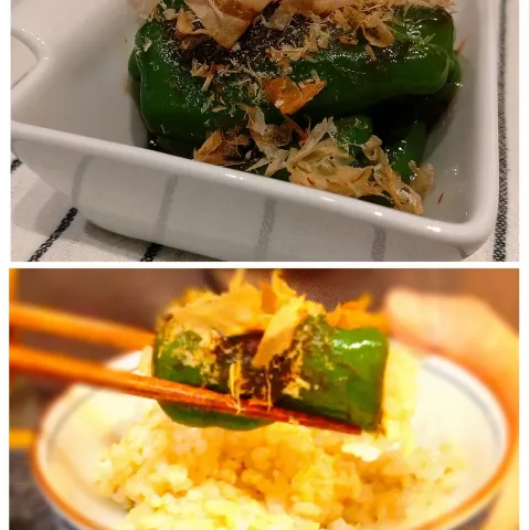 「茨城県産ピーマン」を使ってみたSnapdishの料理・レシピ写真:【ごはんのお供】ピーマンの煮浸し