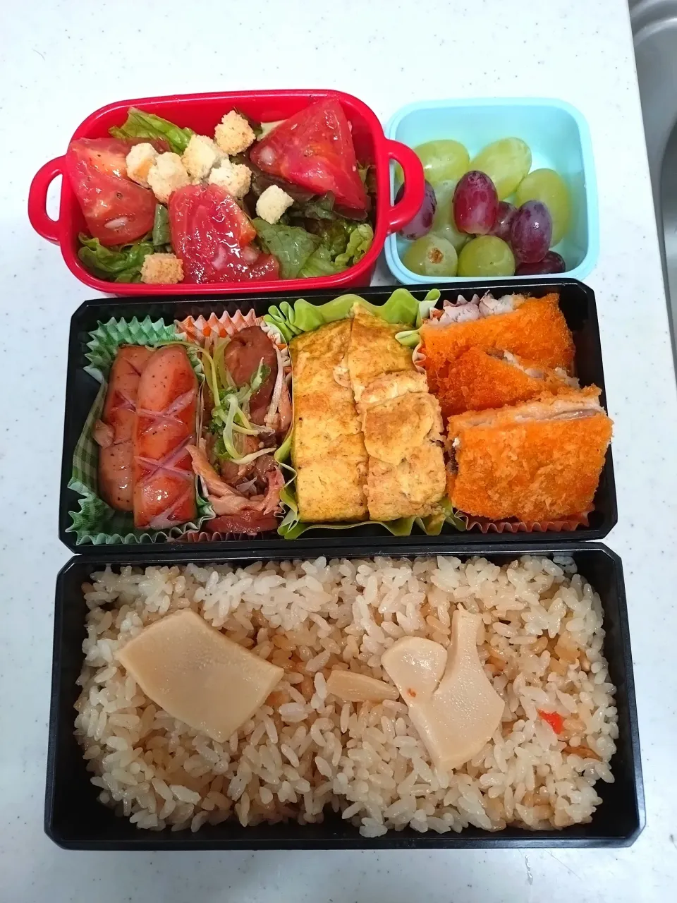 🍀2025/0408(火)炊き込み筍弁当|ともちんさん