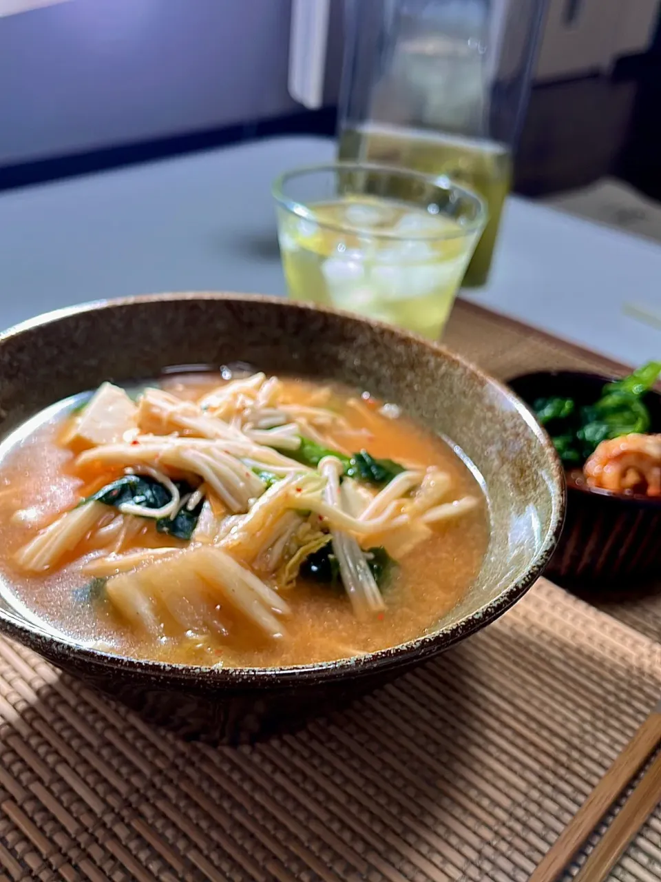 ダイエット飯！えのきチゲしらたきラーメン|自炊始めたよんさん