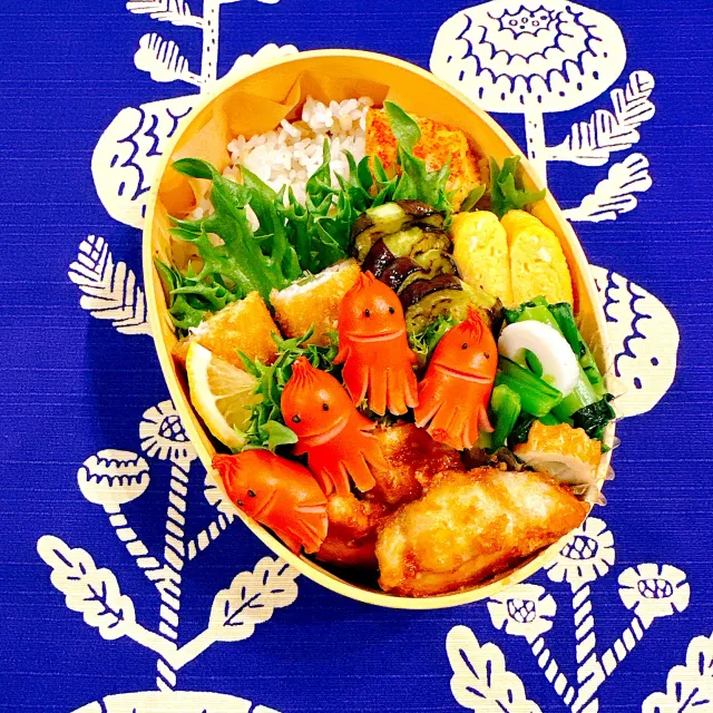 Snapdishの料理・レシピ写真:本日のお弁当｜うれし♡たのし♡新入生お弁当♡