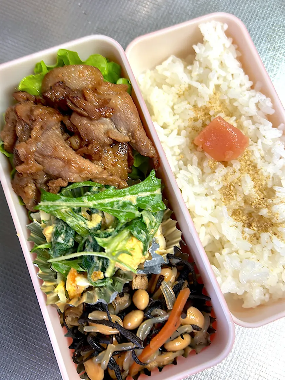 豚こま味噌炒め弁当|ぱんださん