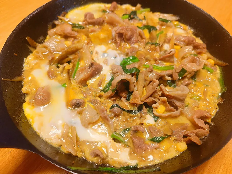 豚肉とごぼうの甘辛味噌とじ|cookingパパ五郎さん