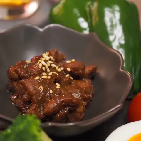 「高知県産ピーマン」を使ってみたSnapdishの料理・レシピ写真:ピーマン肉味噌