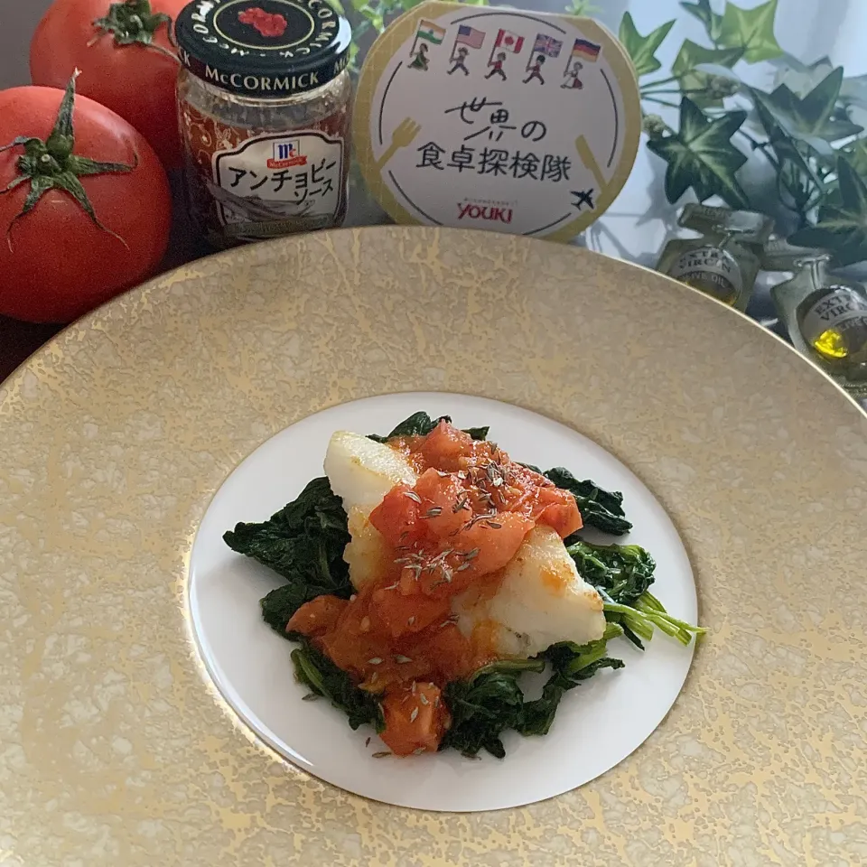fumiさんの料理 真鱈アンチョビーケッパーソース ·͜·♡|あやめもちもちさん