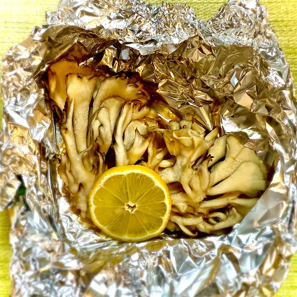 舞茸塩バターホイル焼き|なか★やまさん