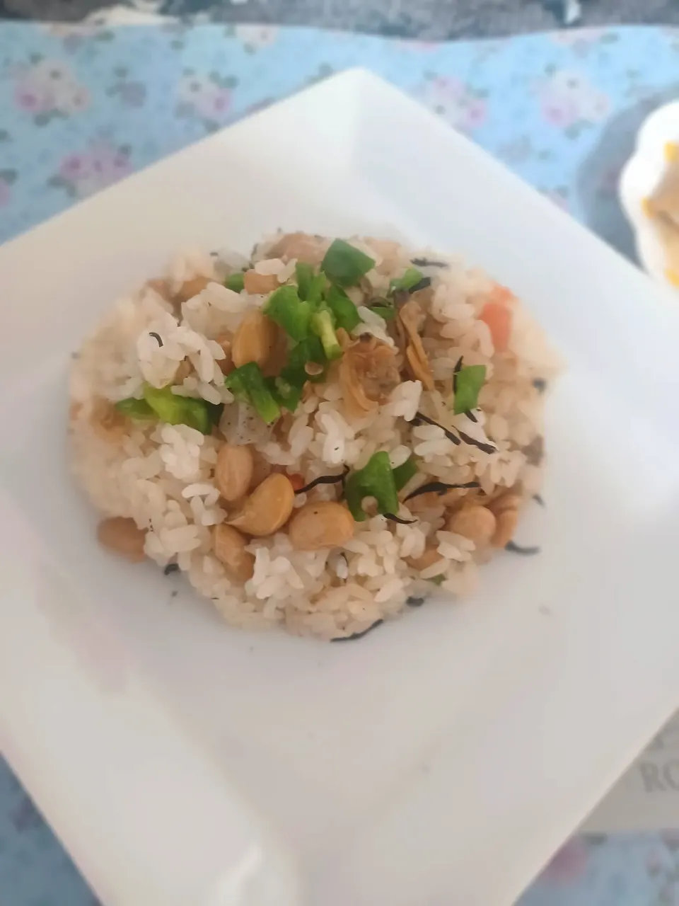 アサリとひじき豆の炊き込みごはん(ｏ´艸｀ｏ)♪|ぽんすけさん