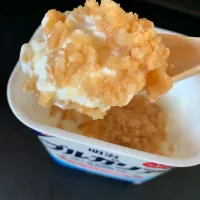 簡単ヨーグルトチーズケーキ風　かりんとう仕立て|そらまめさん