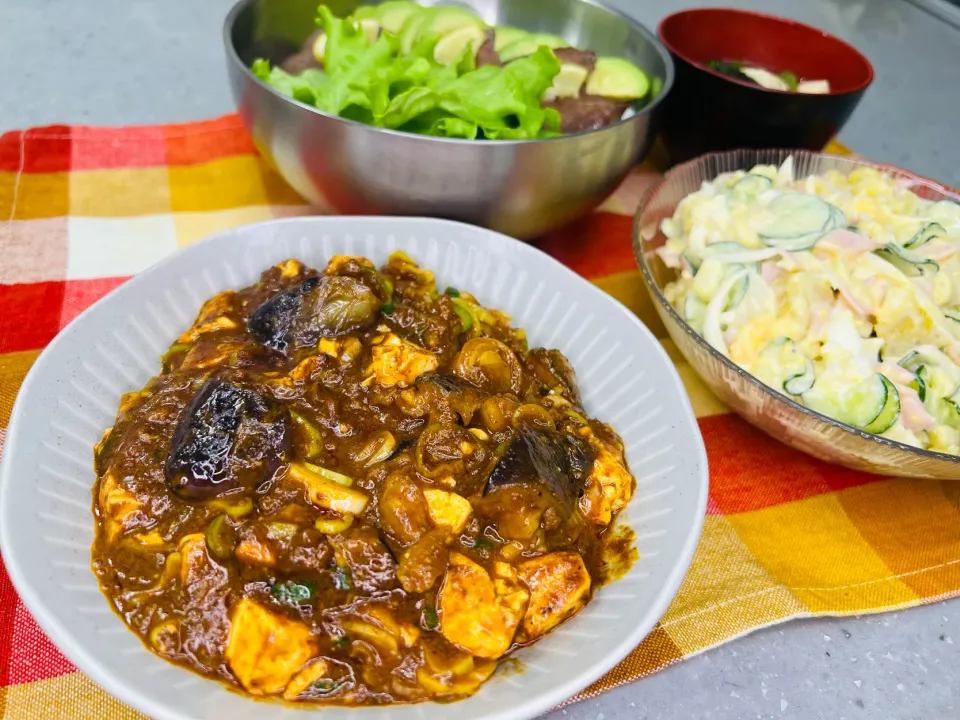 まりおさんの料理 麻婆茄子豆腐|バシュランさん