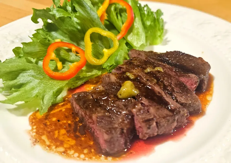 牛モモ肉ステーキ|ゆかさん