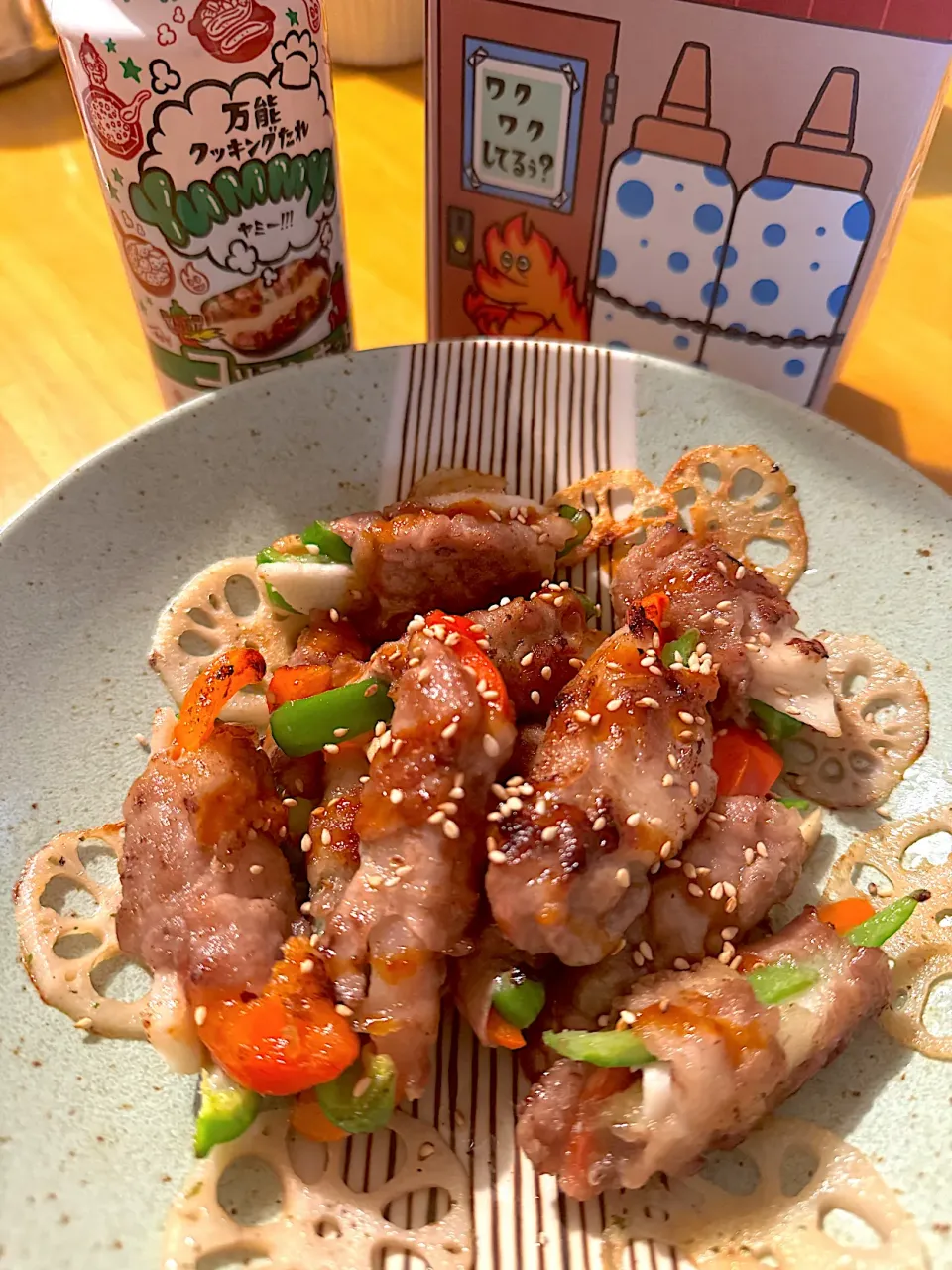 コリアンホットで長芋入り野菜の肉巻き✨|さらっと🍀さん