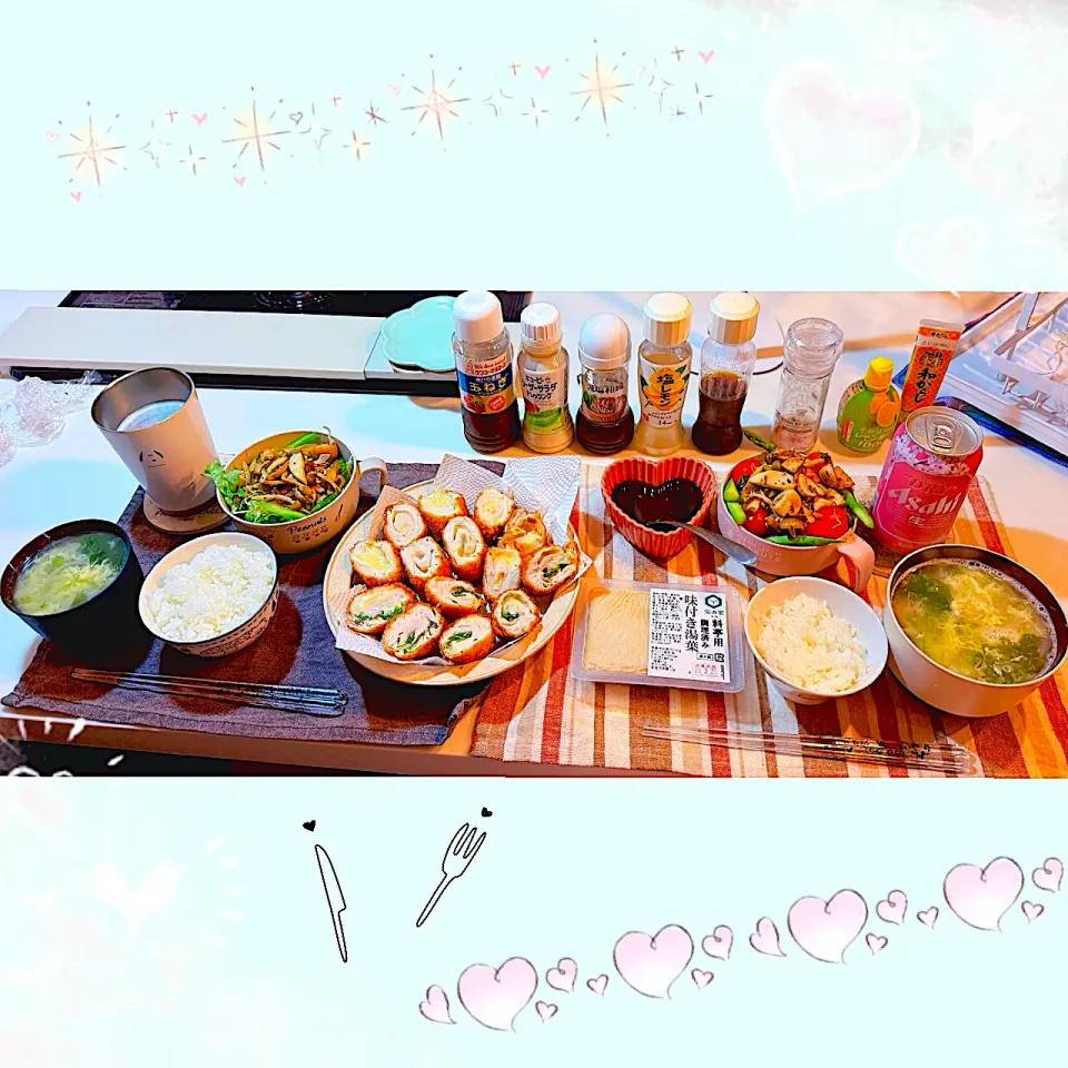 ３／１４ｆｒｉ晩ごはん🍴＊○°|rinaronarさん