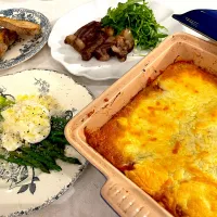 マッシュポテトとミートソースのチーズ焼き| mmさん